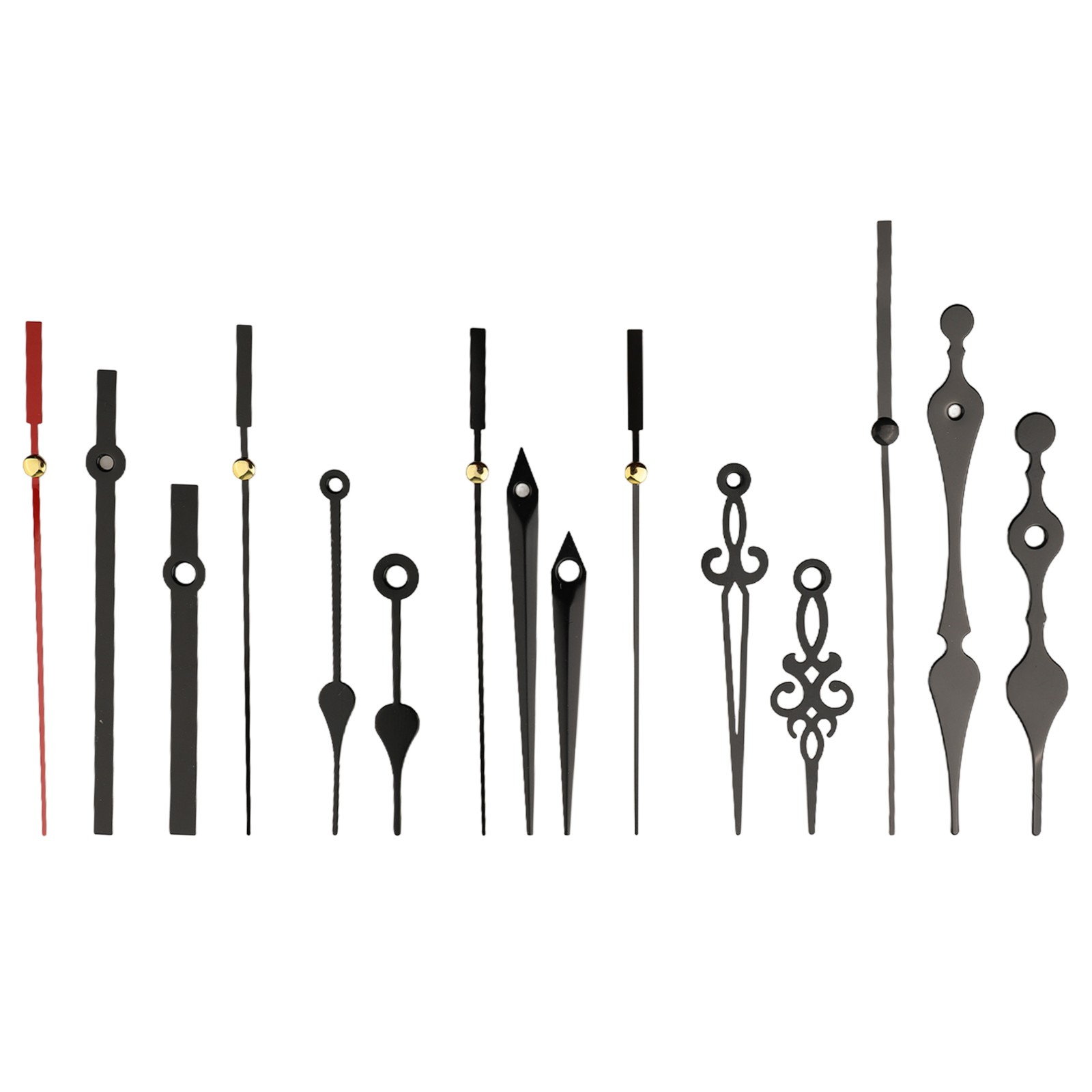 Quartz Wall Clock Movement Set 5PCS Includes Pointers and Number Cards