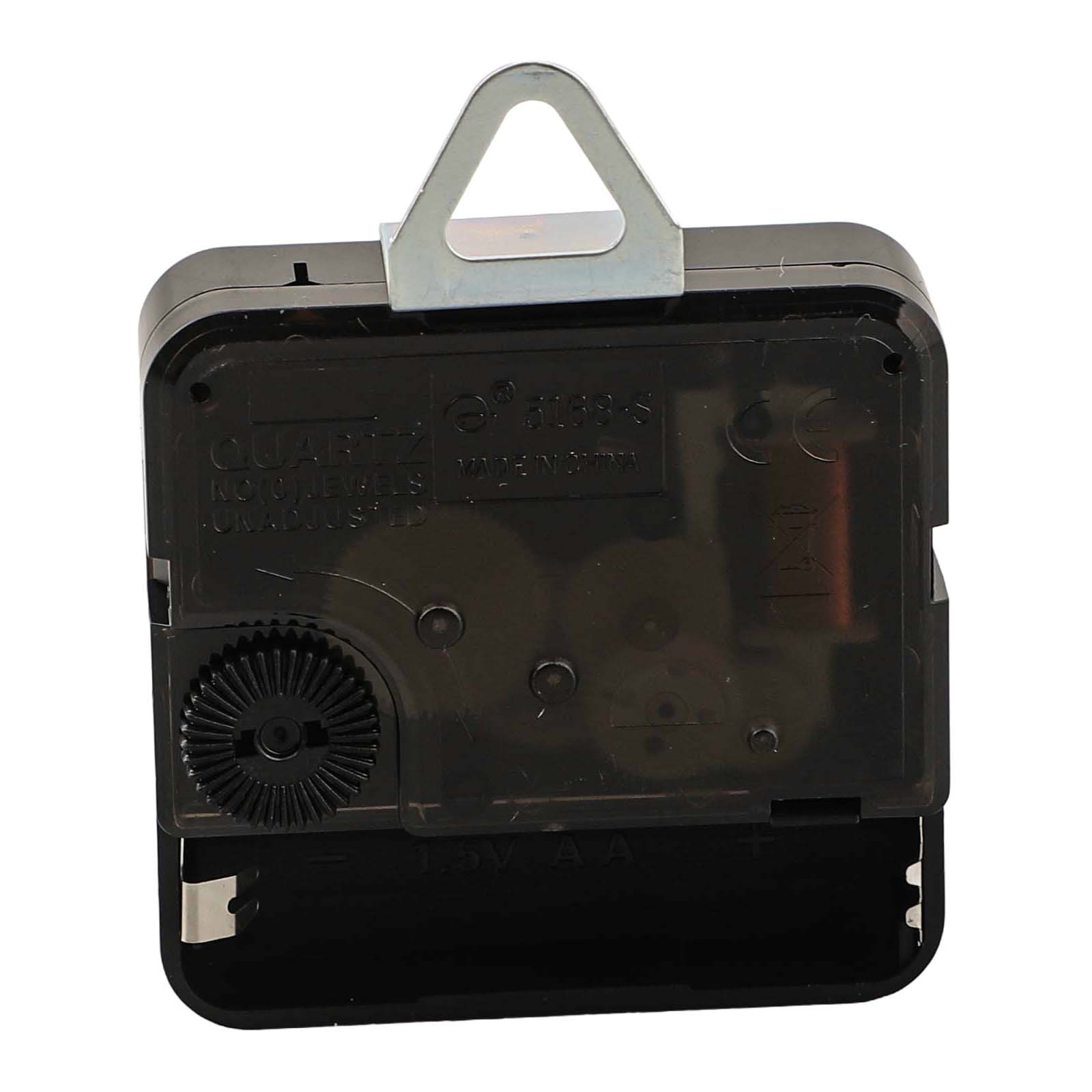 Silent DIY 2PCS Sweep Second Wall Clock Movement 5PCS Metal Pointer Set