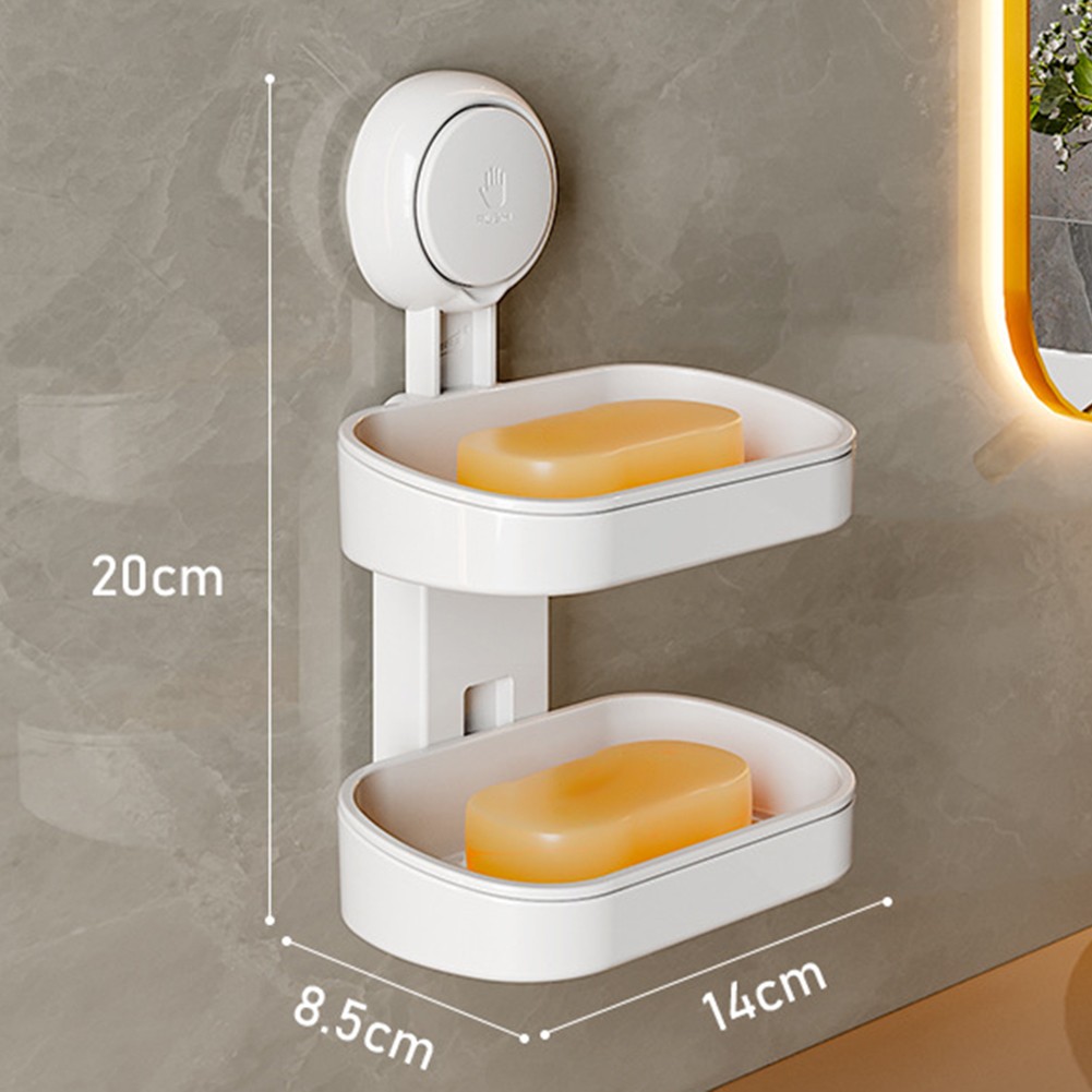 Ventosa Baño Jabonero Fácil Instalación Ahorro Espacio Solución Almacenamiento - Imagen 36 de 48