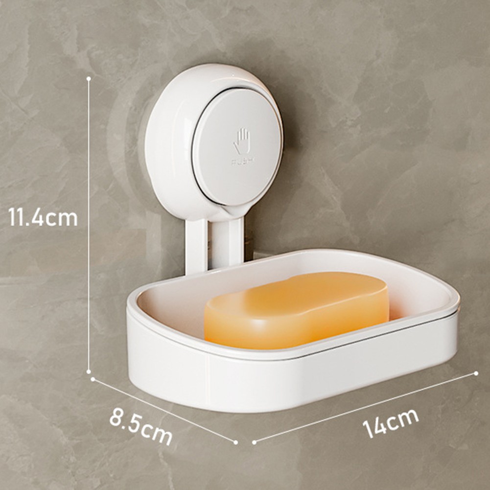 Ventosa Baño Jabonero Fácil Instalación Ahorro Espacio Solución Almacenamiento - Imagen 33 de 48