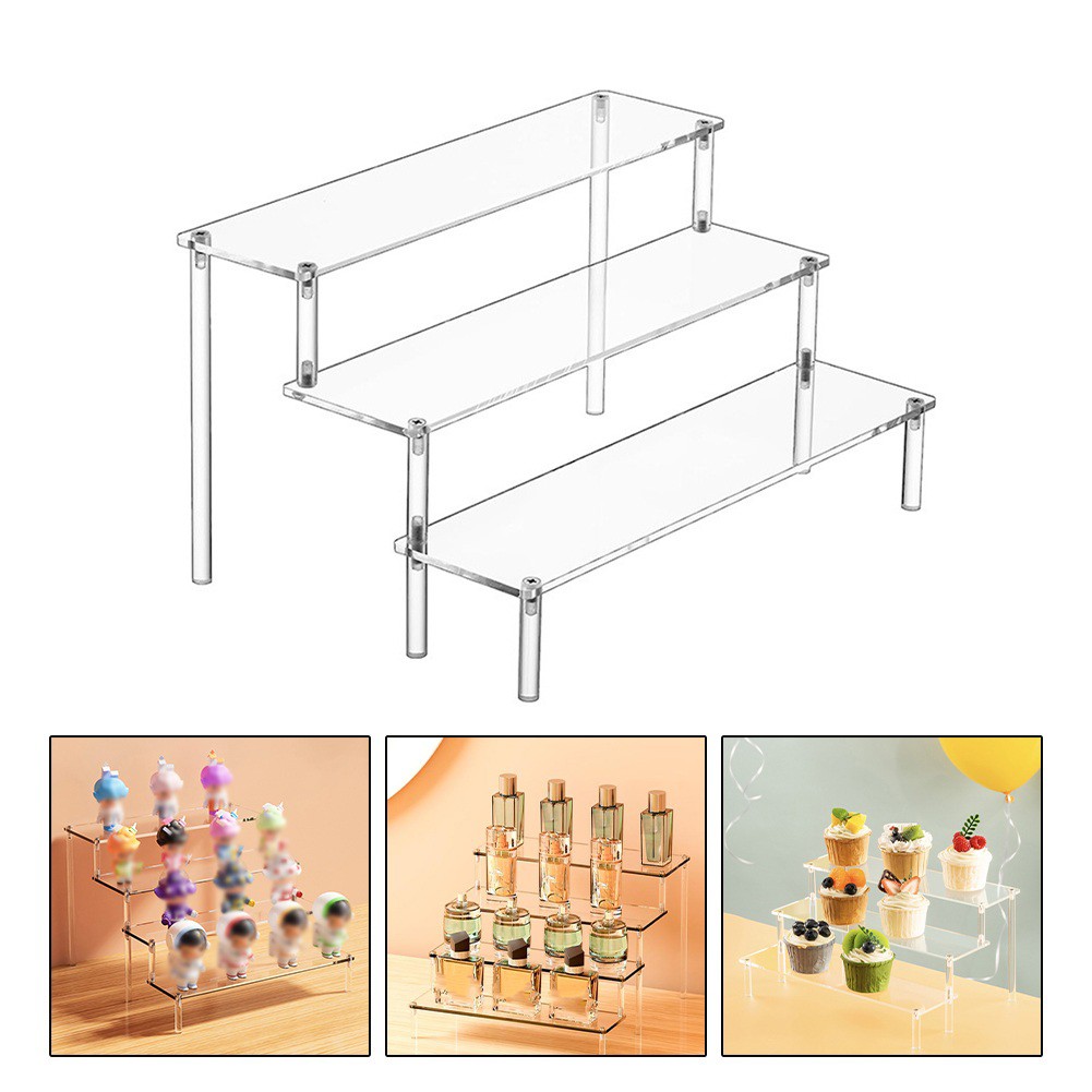 Stylish Transparent Acrylic Display Stand for Jewelry and Perfume Organization - Picture 19 of 50