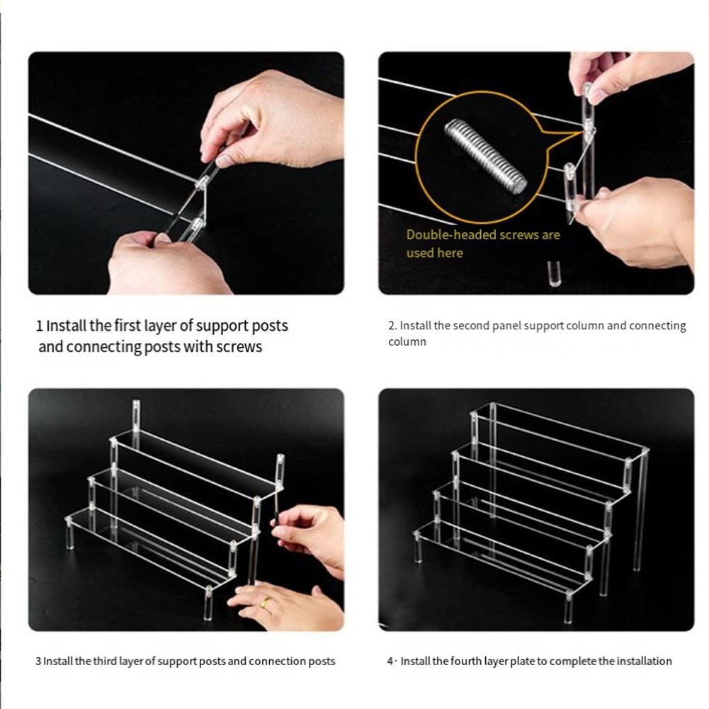 Stylish Transparent Acrylic Display Stand for Jewelry and Perfume Organization - Picture 26 of 50