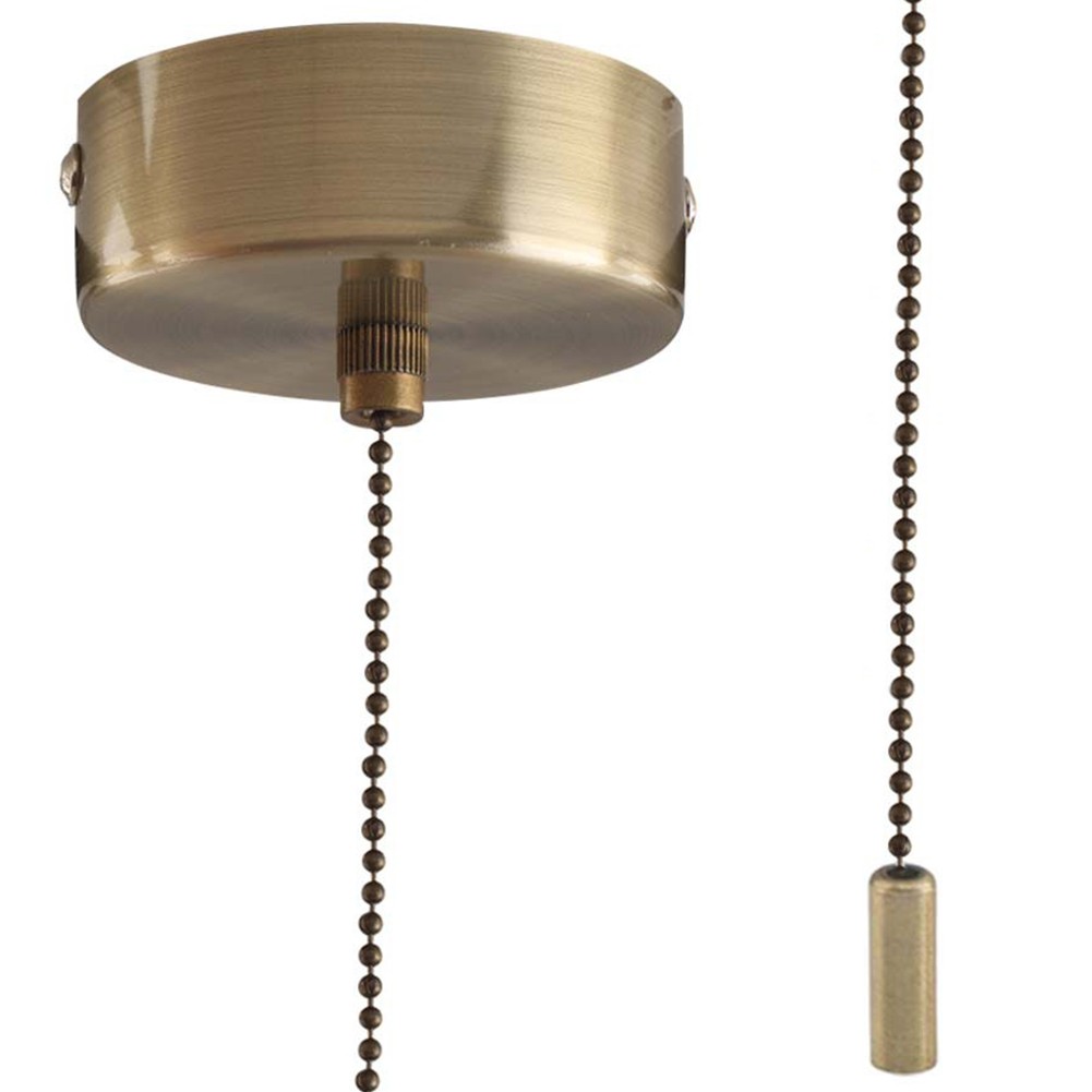 Bathroom Pull Cord Light Switch Available in Chrome Finish and Long Cords