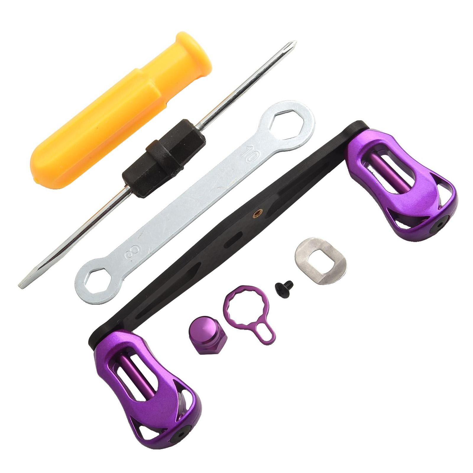 Manico a bilanciere leggero 16 g per mulinelli baitcasting design fibra di carbonio - Foto 69 di 73