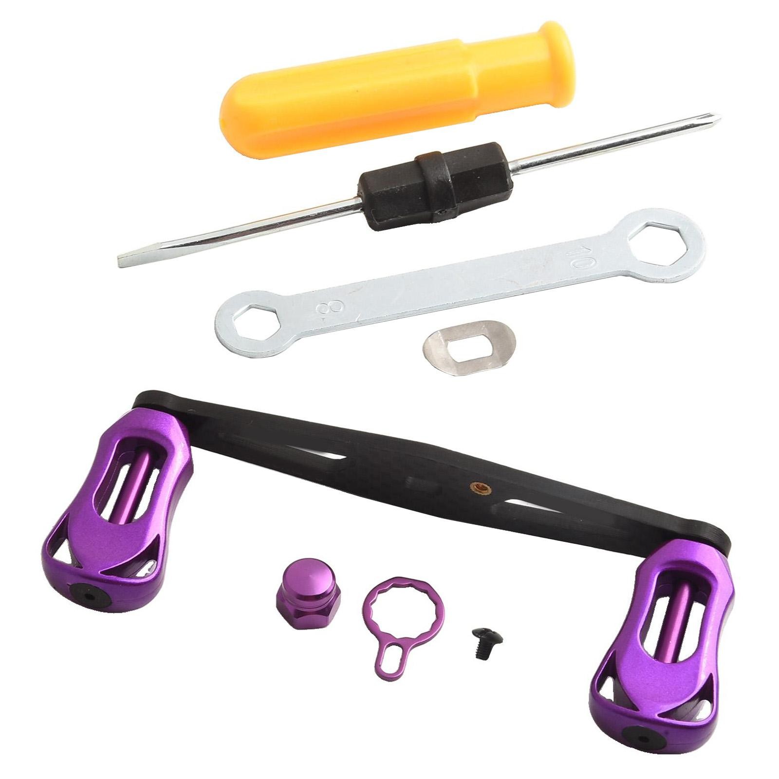 Manico a bilanciere leggero 16 g per mulinelli baitcasting design fibra di carbonio - Foto 68 di 73
