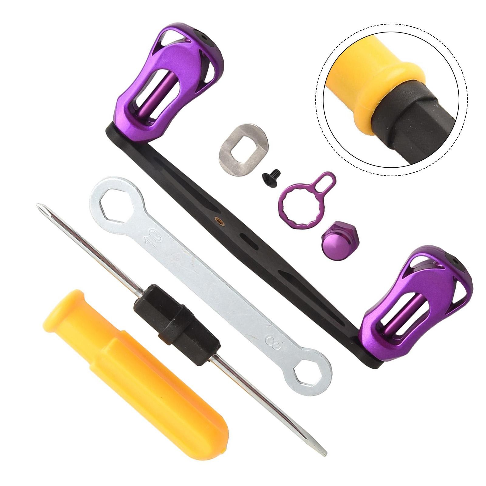 Manico a bilanciere leggero 16 g per mulinelli baitcasting design fibra di carbonio - Foto 65 di 73