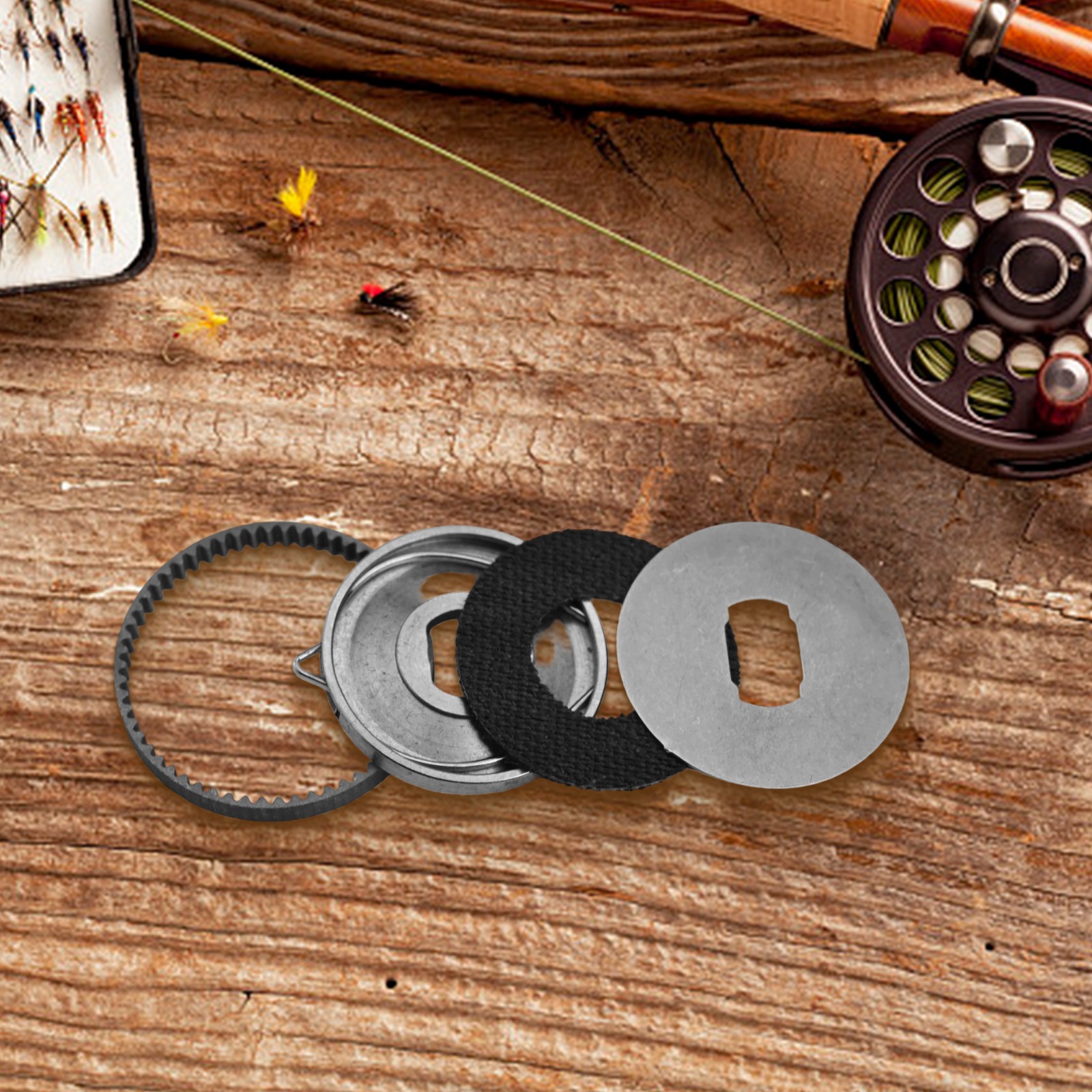 Carrete de cebo de pesca kit de clicker de arrastre lavadora para Daiwa quinta generación derecha - Imagen 23 de 39