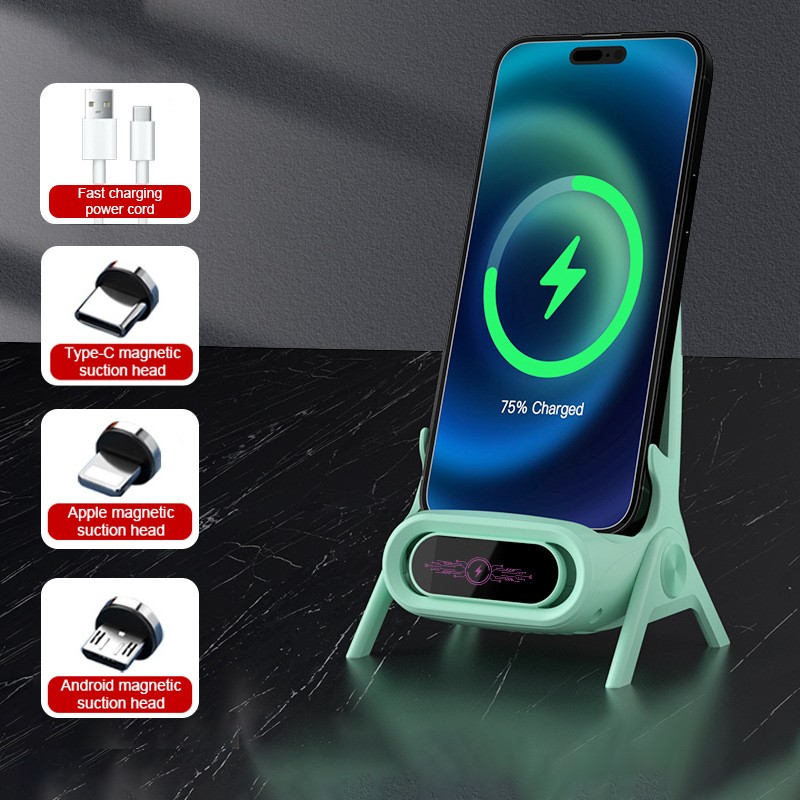 Chargeur sans fil magnétique design innovant 15W idéal pour un usage quotidien - Photo 18 sur 18