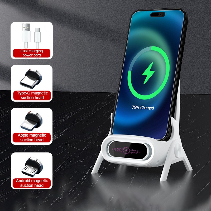 Chargeur sans fil magnétique design innovant 15W idéal pour un usage quotidien - Photo 13 sur 18