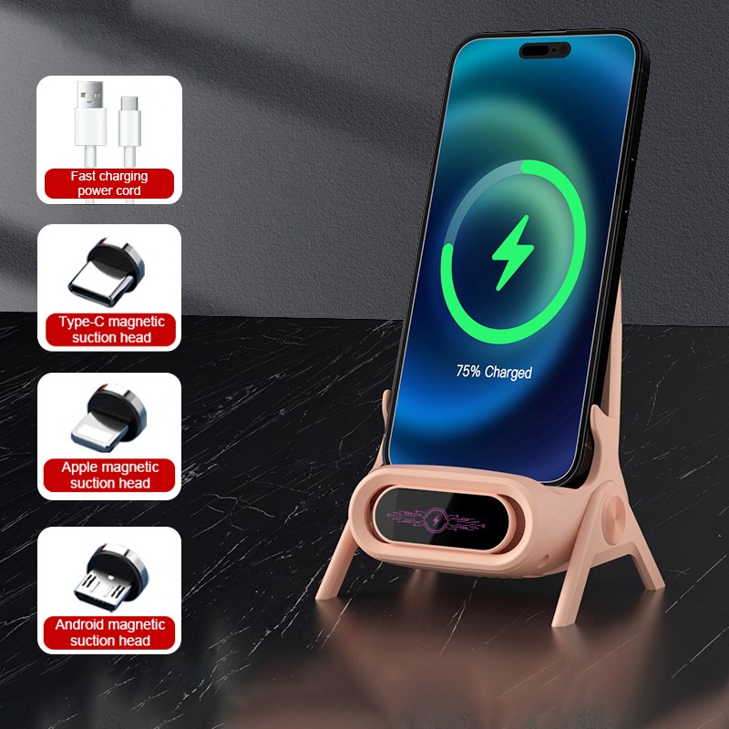 Chargeur sans fil magnétique design innovant 15W idéal pour un usage quotidien - Photo 15 sur 18