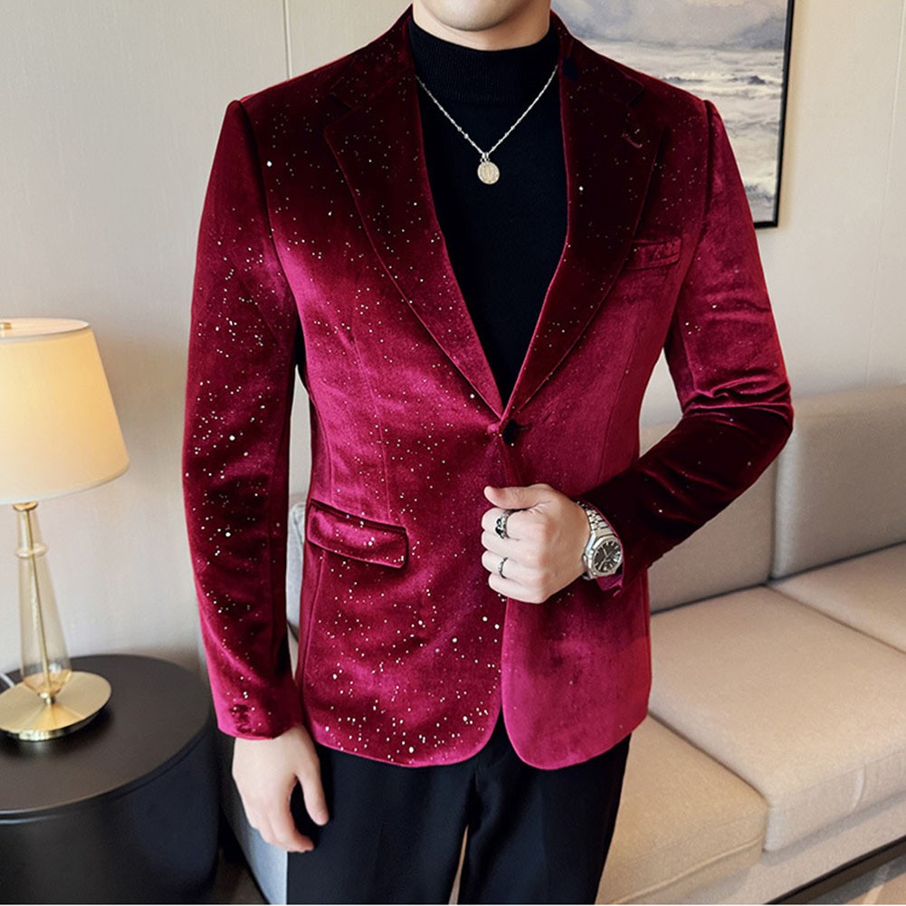 Noble Men's Spring Autumn Jacket Made of Luxurious Fabric with Unique Prints - Picture 20 of 66
