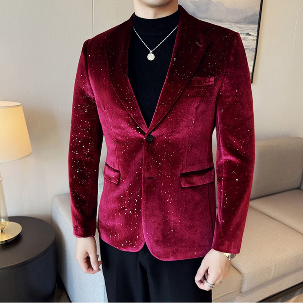 Noble Men's Spring Autumn Jacket Made of Luxurious Fabric with Unique Prints - Picture 18 of 66