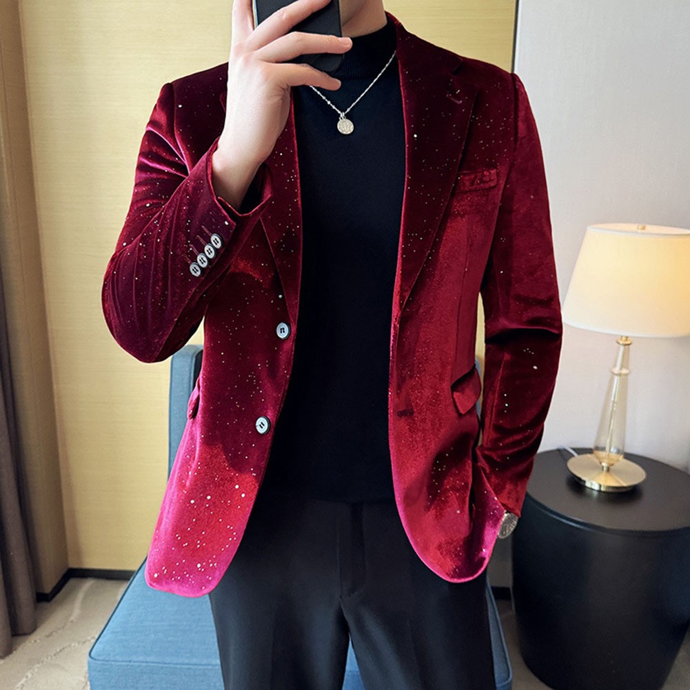 Noble Men's Spring Autumn Jacket Made of Luxurious Fabric with Unique Prints - Picture 13 of 66