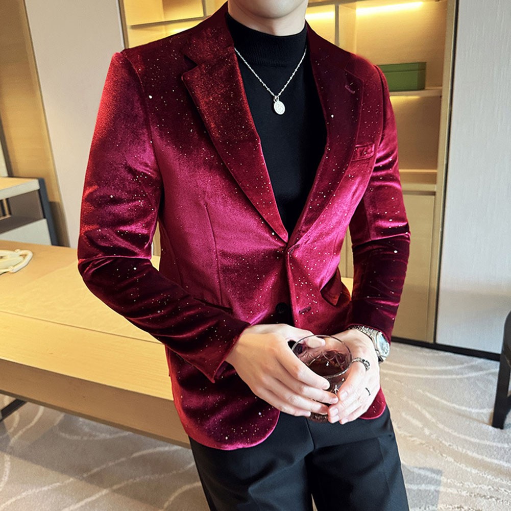 Noble Men's Spring Autumn Jacket Made of Luxurious Fabric with Unique Prints - Picture 16 of 66