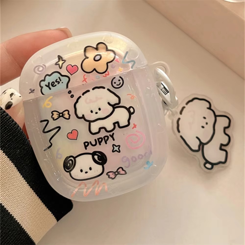 Linda y funcional funda protectora para auriculares diseñada para usuarios de AirPods - Imagen 16 de 29