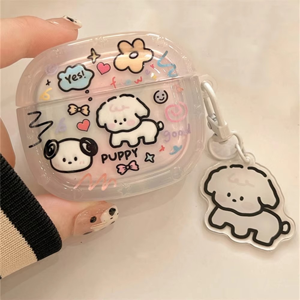 Linda y funcional funda protectora para auriculares diseñada para usuarios de AirPods - Imagen 20 de 29