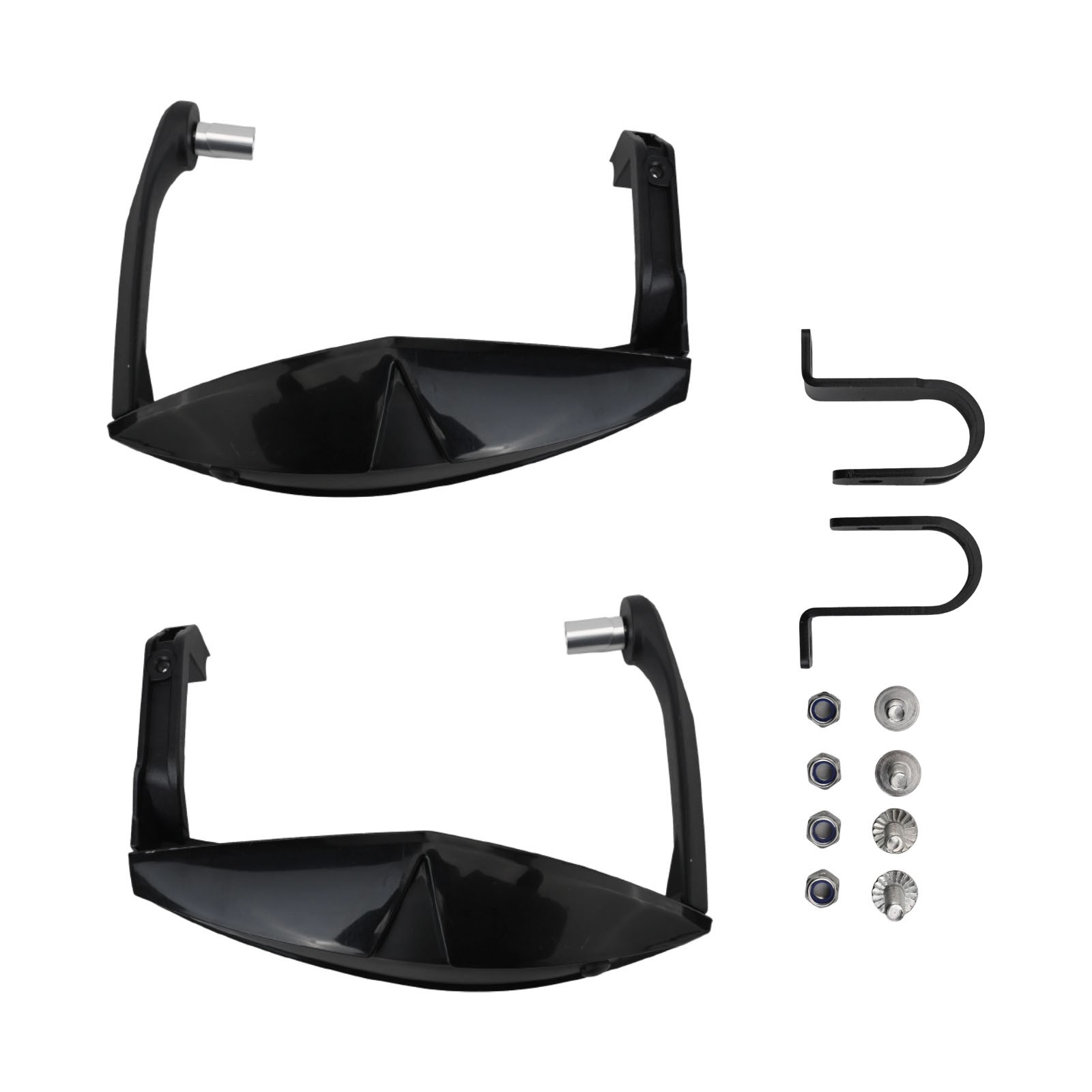 Ensemble de protège-mains ABS noir élégant compatible avec plusieurs pour mod - Photo 12/12