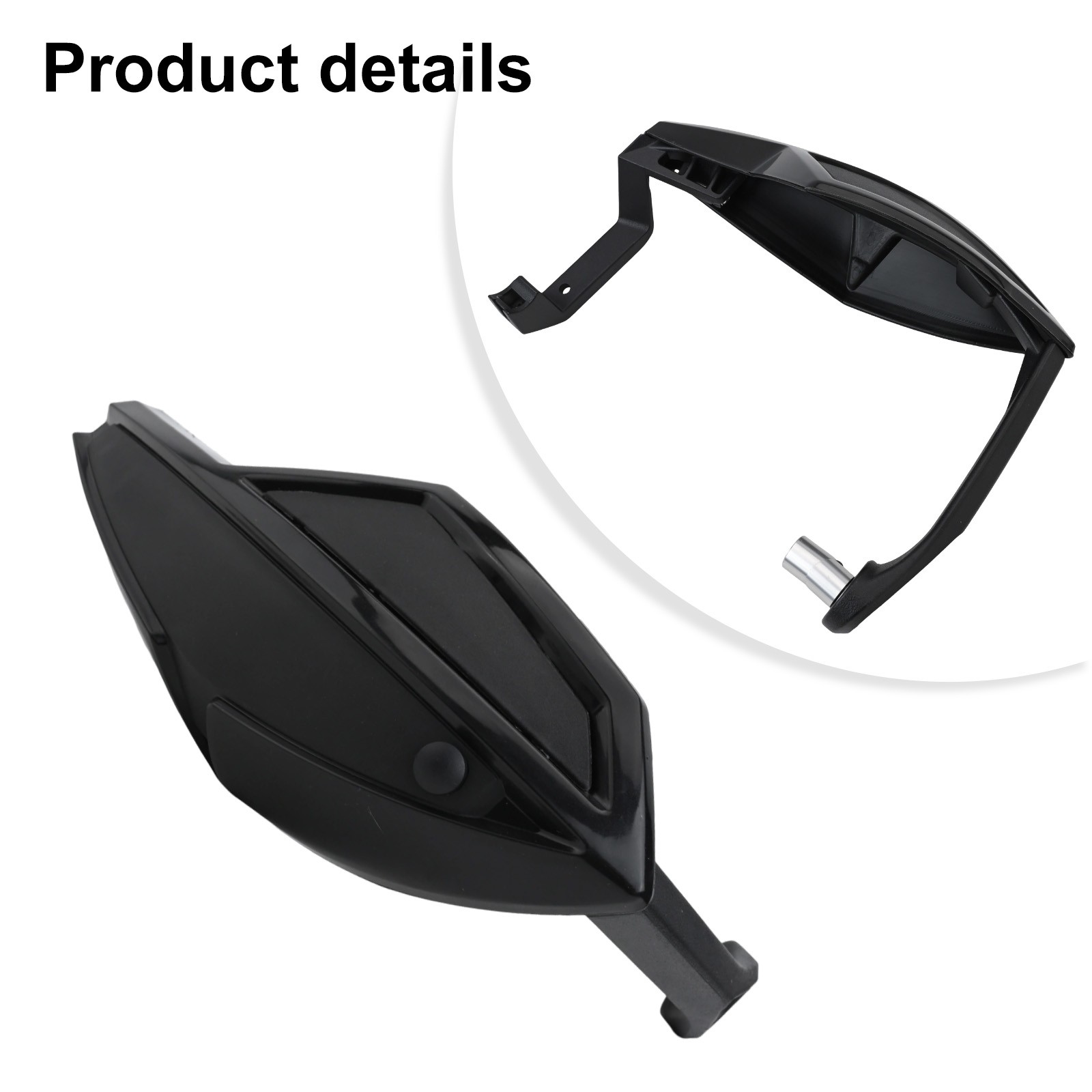 Ensemble de protège-mains ABS noir élégant compatible avec plusieurs pour mod - Photo 7/12