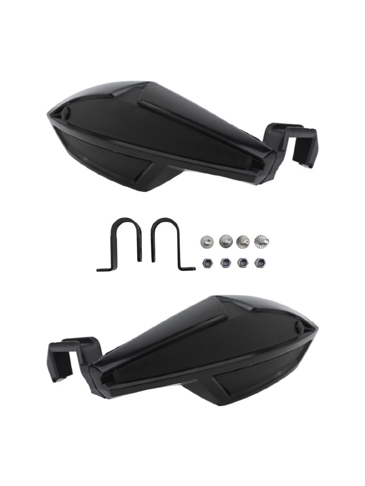 Ensemble de protège-mains ABS noir élégant compatible avec plusieurs pour mod - Photo 11/12