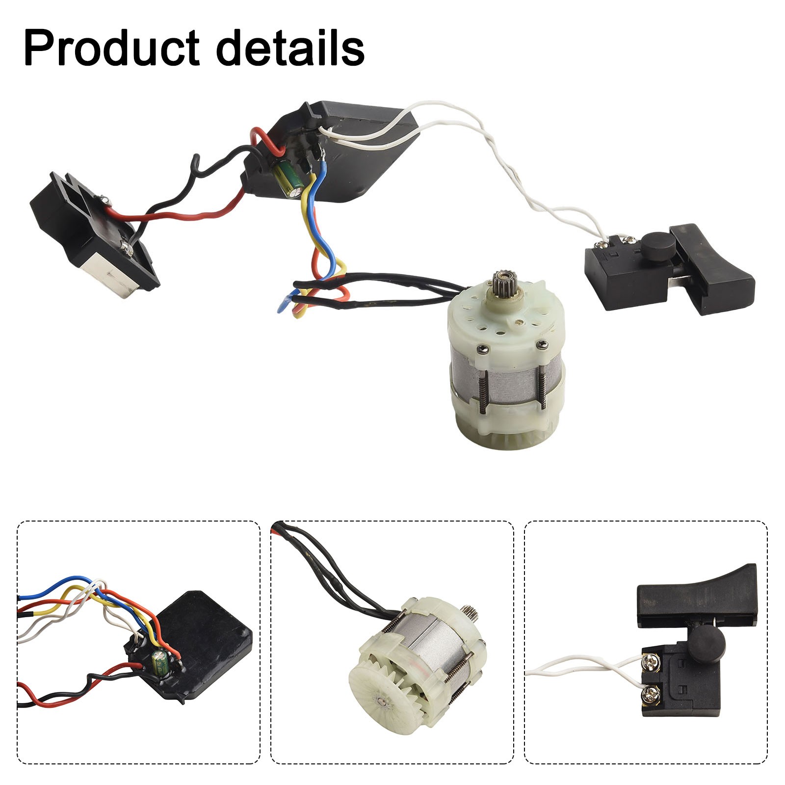 Electric Saw Motor Single Hand Saw Motor Metal Shell Replacement Motor - Photo 18/26