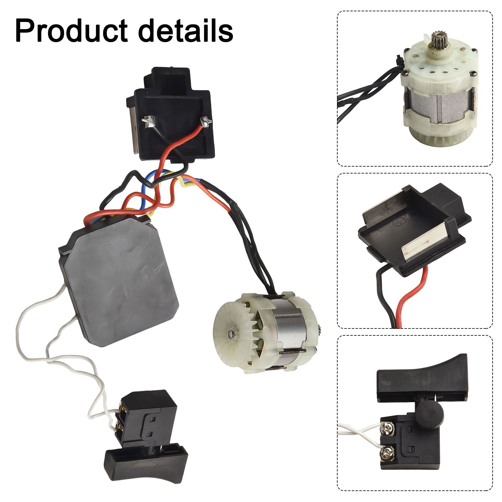 Electric Saw Motor Single Hand Saw Motor Metal Shell Replacement Motor - Photo 19/26