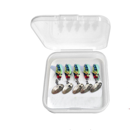 Set of 5 Colorful Modified Fly Hooks Tailored for Various Fish Species - Picture 19 of 24