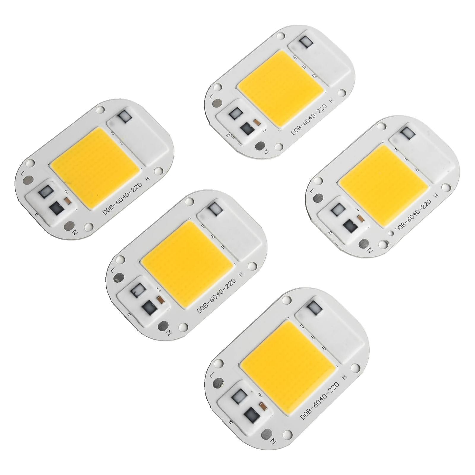 Pack de cinq solutions officiel à puce LED CO2F dimmable pour conceptions déclairage p