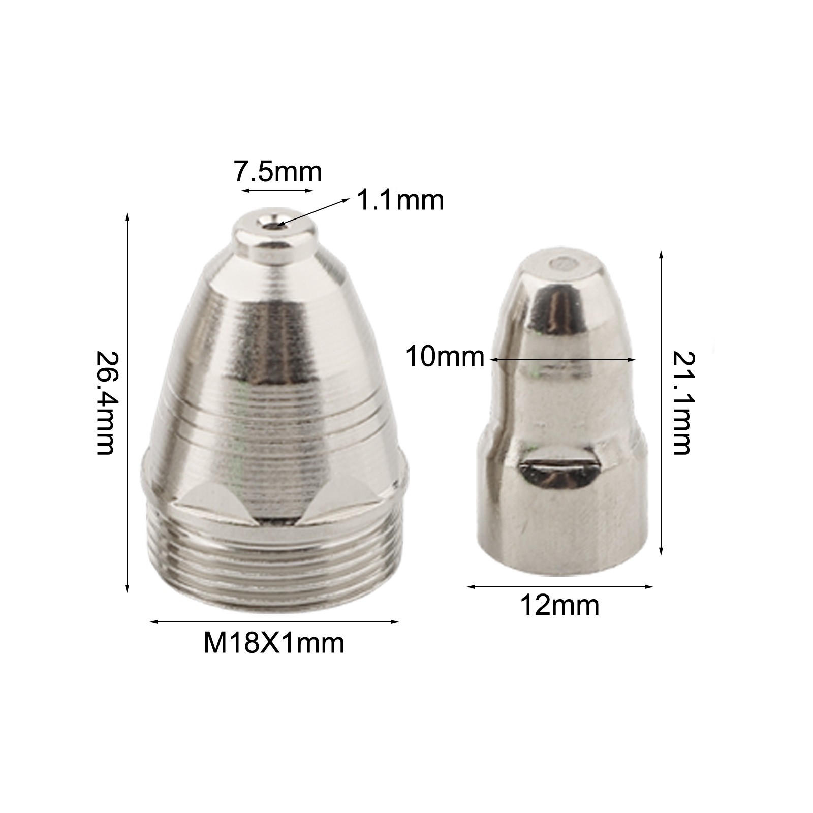 Reliable Performance Plasma Cutting Accessory Set 40 pcs for P80 Torch