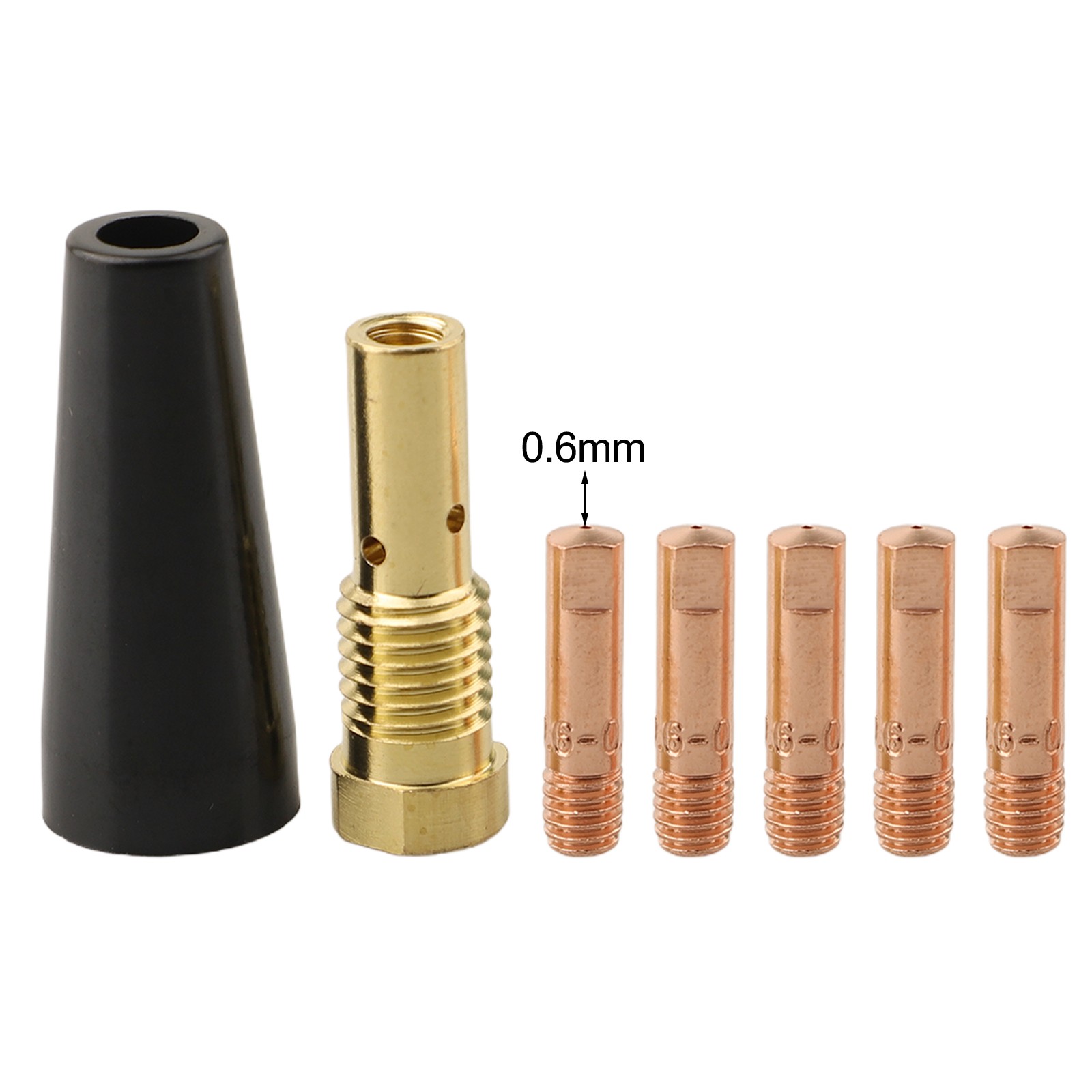 Complete 7PK Nozzle Tip Kit for MIG Welder for Flux Core Welding Projects