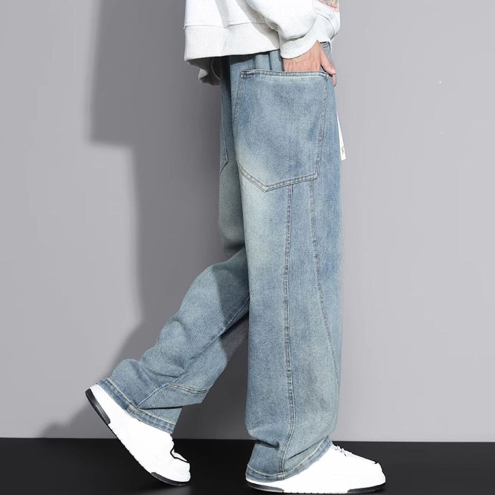 Trendige Loose Fit Herren Jeans mit Gummizug perfekt für alle Jahreszeiten - Bild 14 von 26