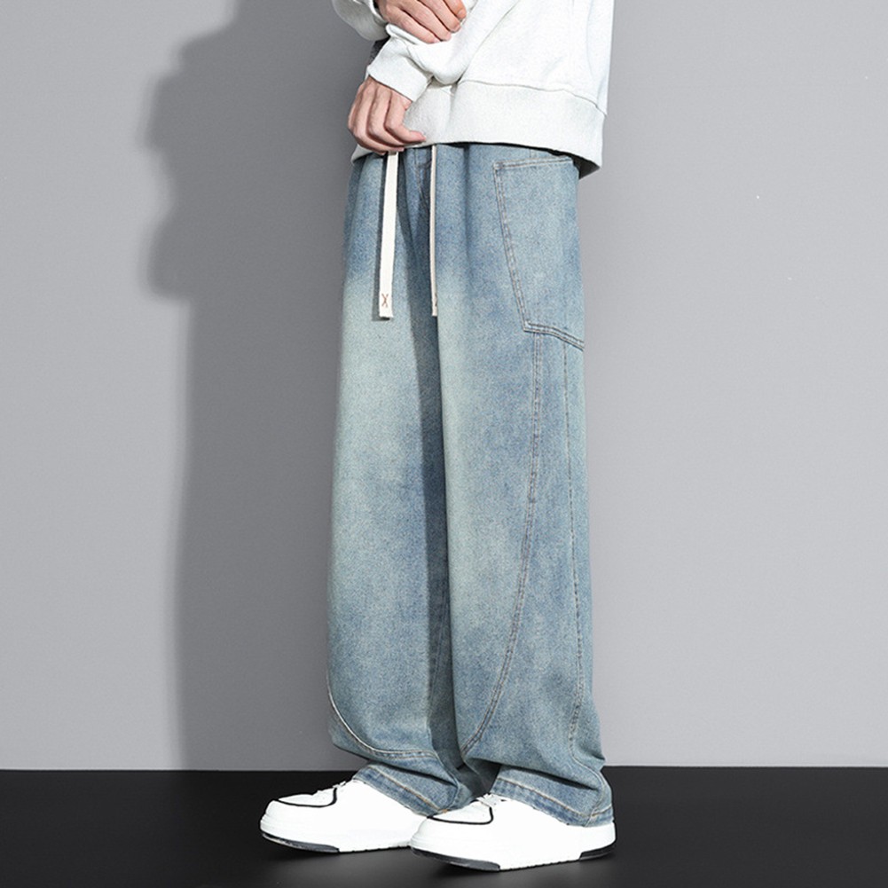 Trendige Loose Fit Herren Jeans mit Gummizug perfekt für alle Jahreszeiten - Bild 13 von 26