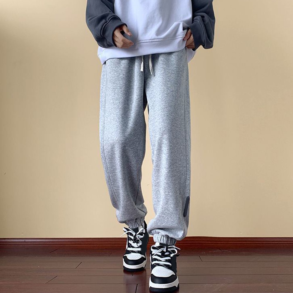Loose Fit Mens Sweatpants with Cuffs and Side Pockets for Everyday Use