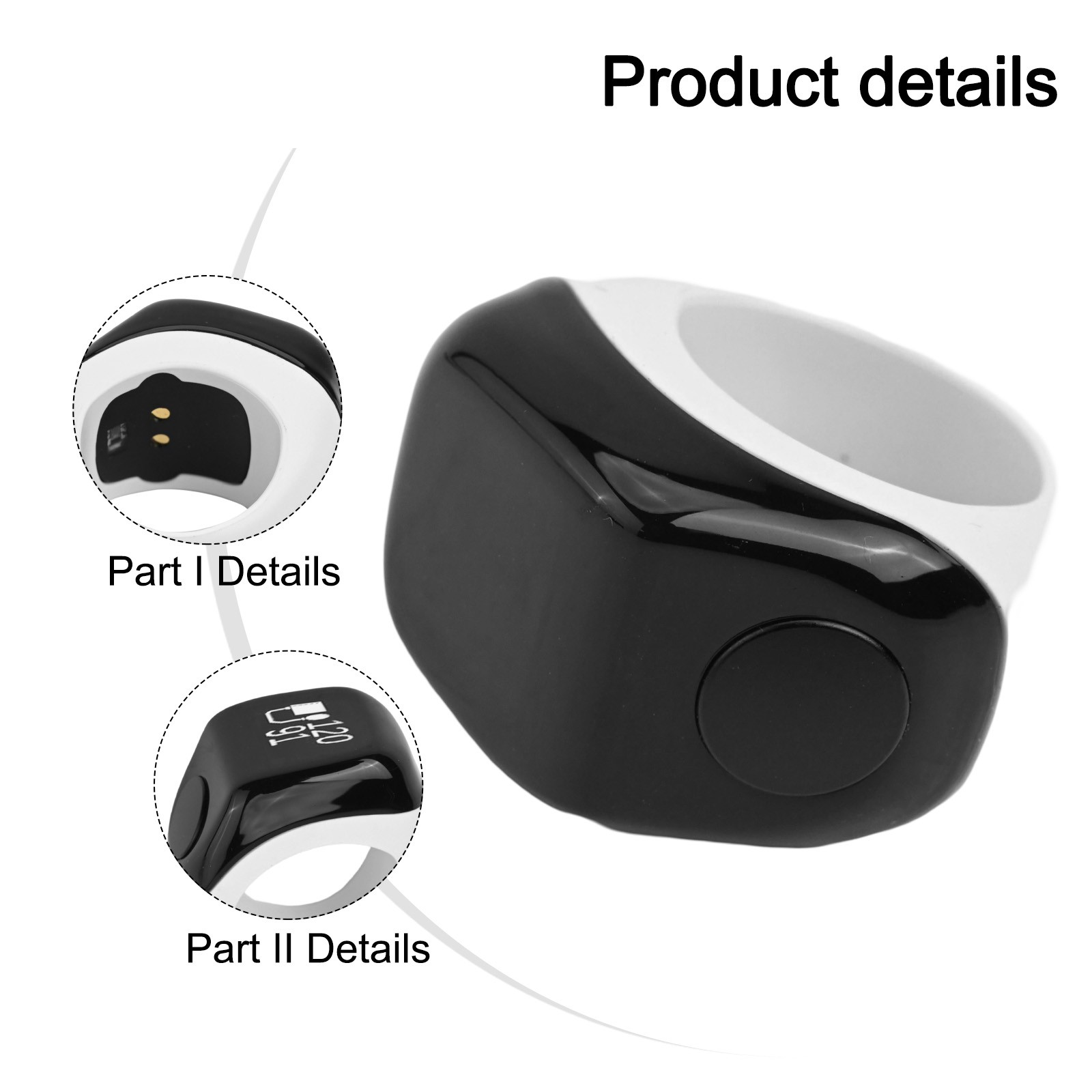 Multi functional Prayer Tracking Ring with For OLED Display and Vibration - Zdjęcie 44 z 47