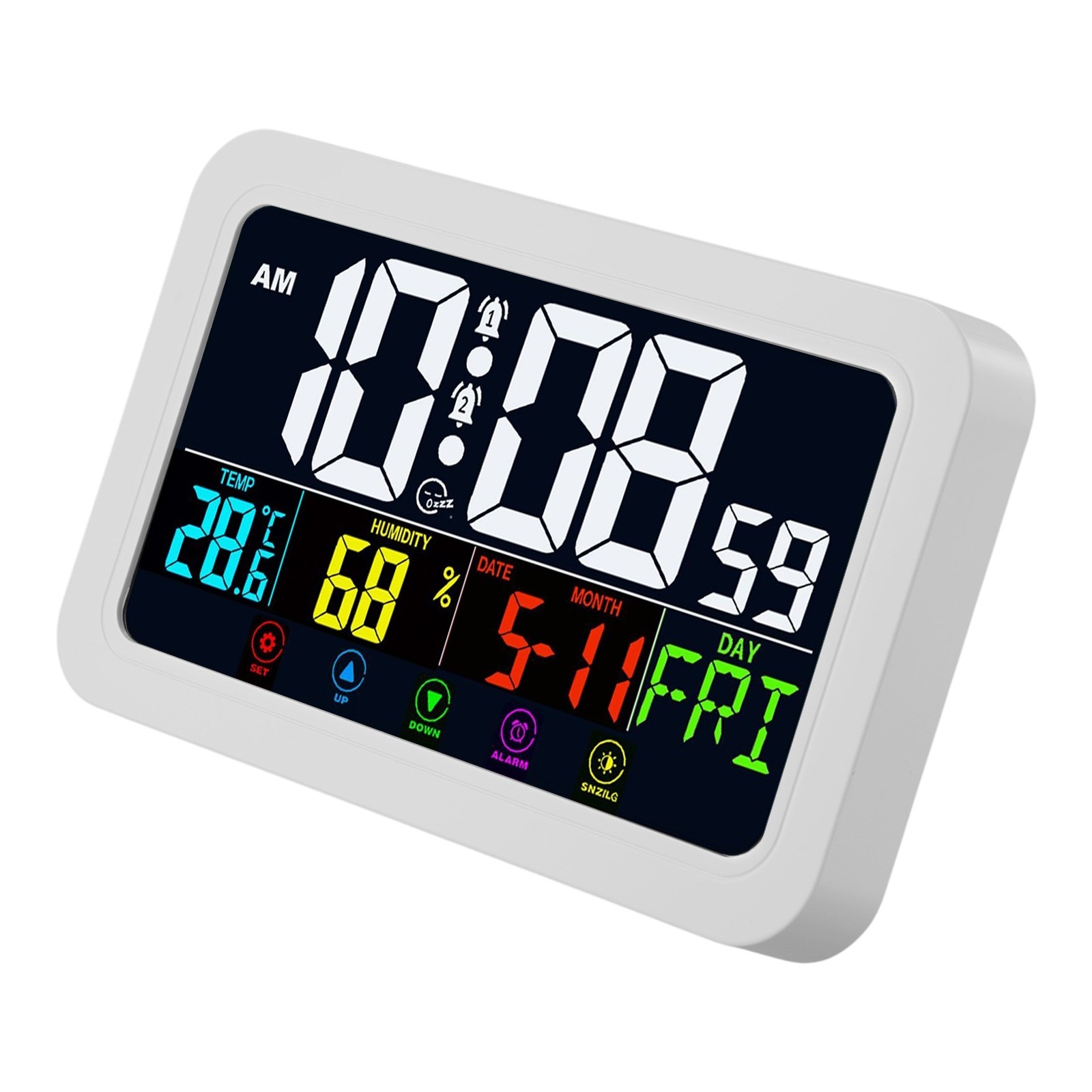 User Accessible Multi Functional Digital Clock with Elegant Design Elements - Picture 26 of 37