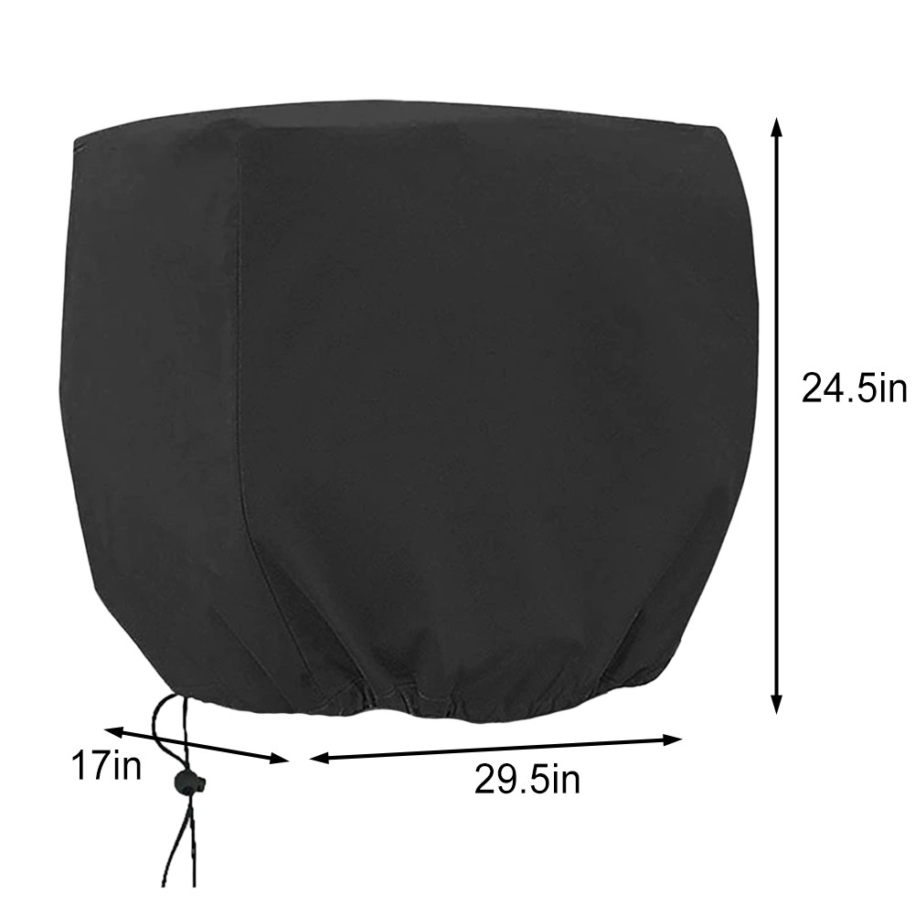 Robuste wasserdichte Außenborder Halbabdeckung mit Kordelzug Design - Bild 20 von 21