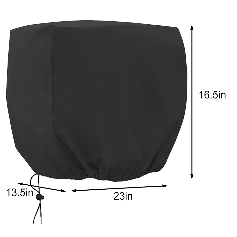Robuste wasserdichte Außenborder Halbabdeckung mit Kordelzug Design - Bild 10 von 21