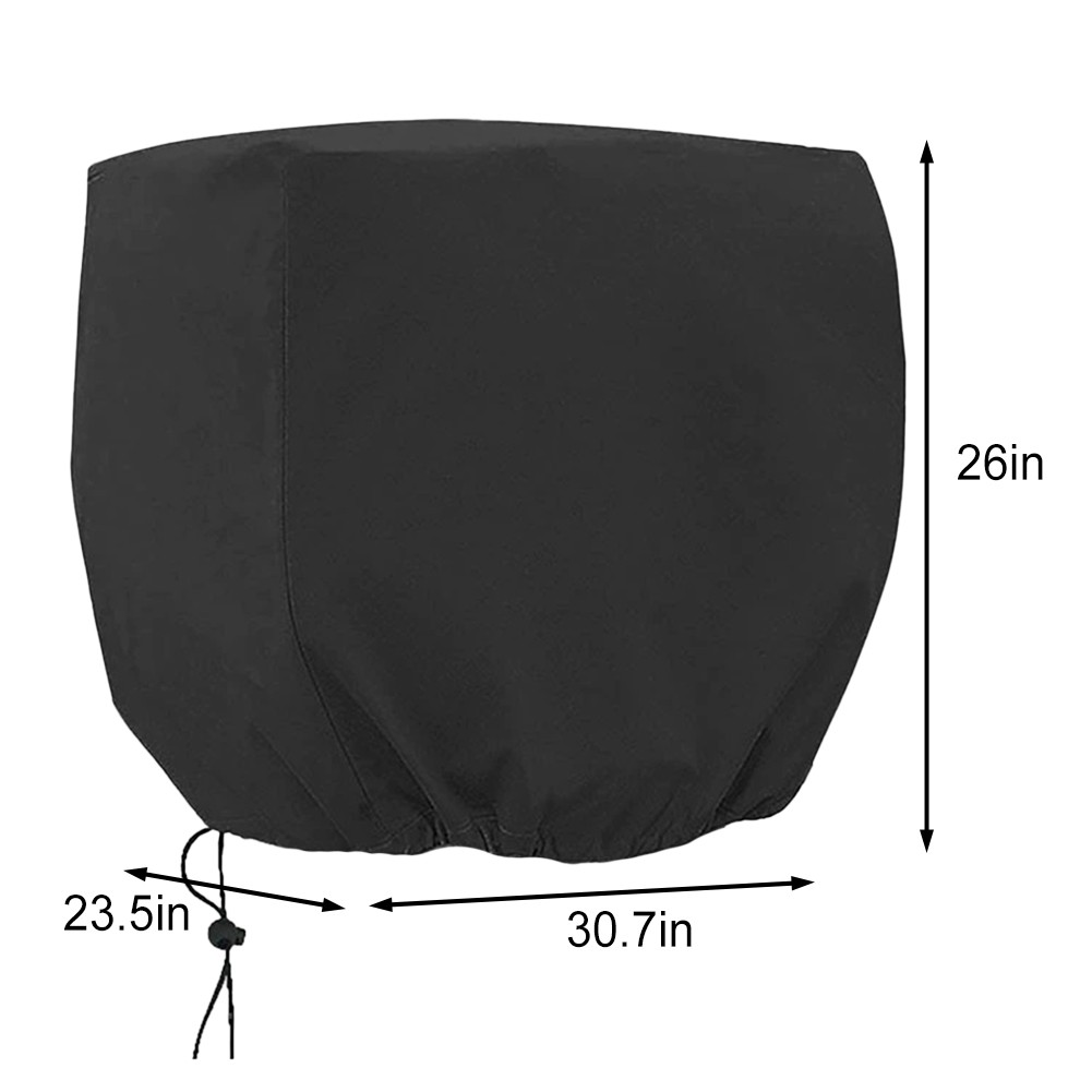 Robuste wasserdichte Außenborder Halbabdeckung mit Kordelzug Design - Bild 21 von 21
