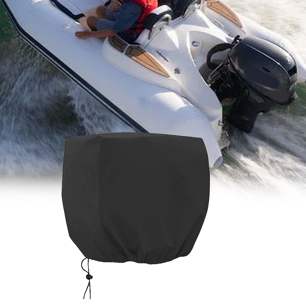 Robuste wasserdichte Außenborder Halbabdeckung mit Kordelzug Design - Bild 17 von 21
