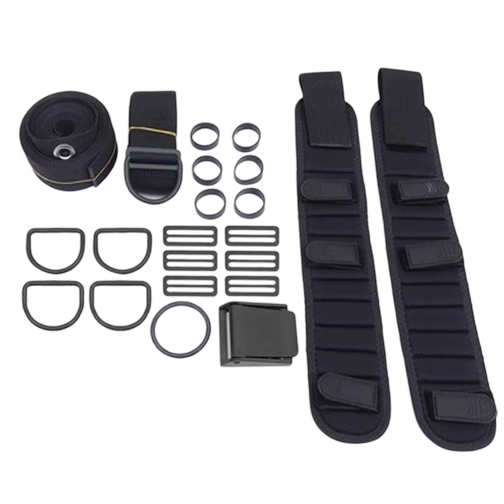 Set Imbracatura Regolabile per Immersioni Subacquee Backplate con Comoda Tracoll - Foto 18 di 24
