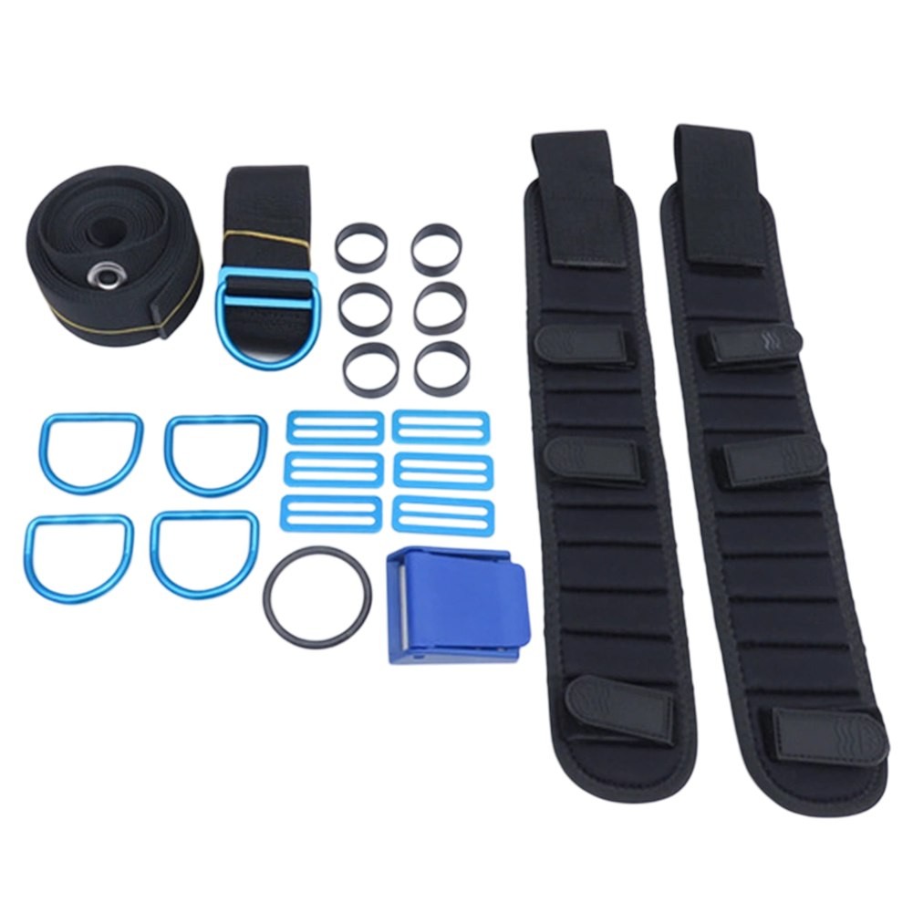 Set Imbracatura Regolabile per Immersioni Subacquee Backplate con Comoda Tracoll - Foto 20 di 24