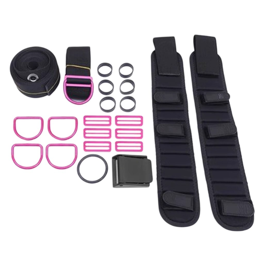 Set Imbracatura Regolabile per Immersioni Subacquee Backplate con Comoda Tracoll - Foto 22 di 24