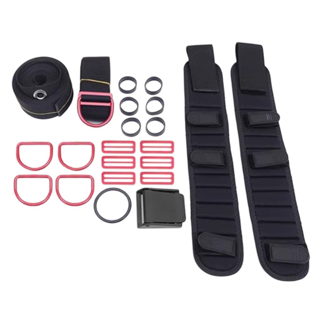 Set Imbracatura Regolabile per Immersioni Subacquee Backplate con Comoda Tracoll - Foto 16 di 24