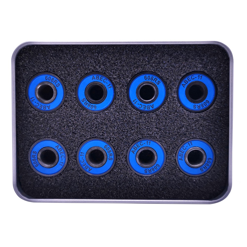 Reliable 8 Pcs Carbon Steel Skateboard Bearings for Skating and Scooters - Picture 10 of 28