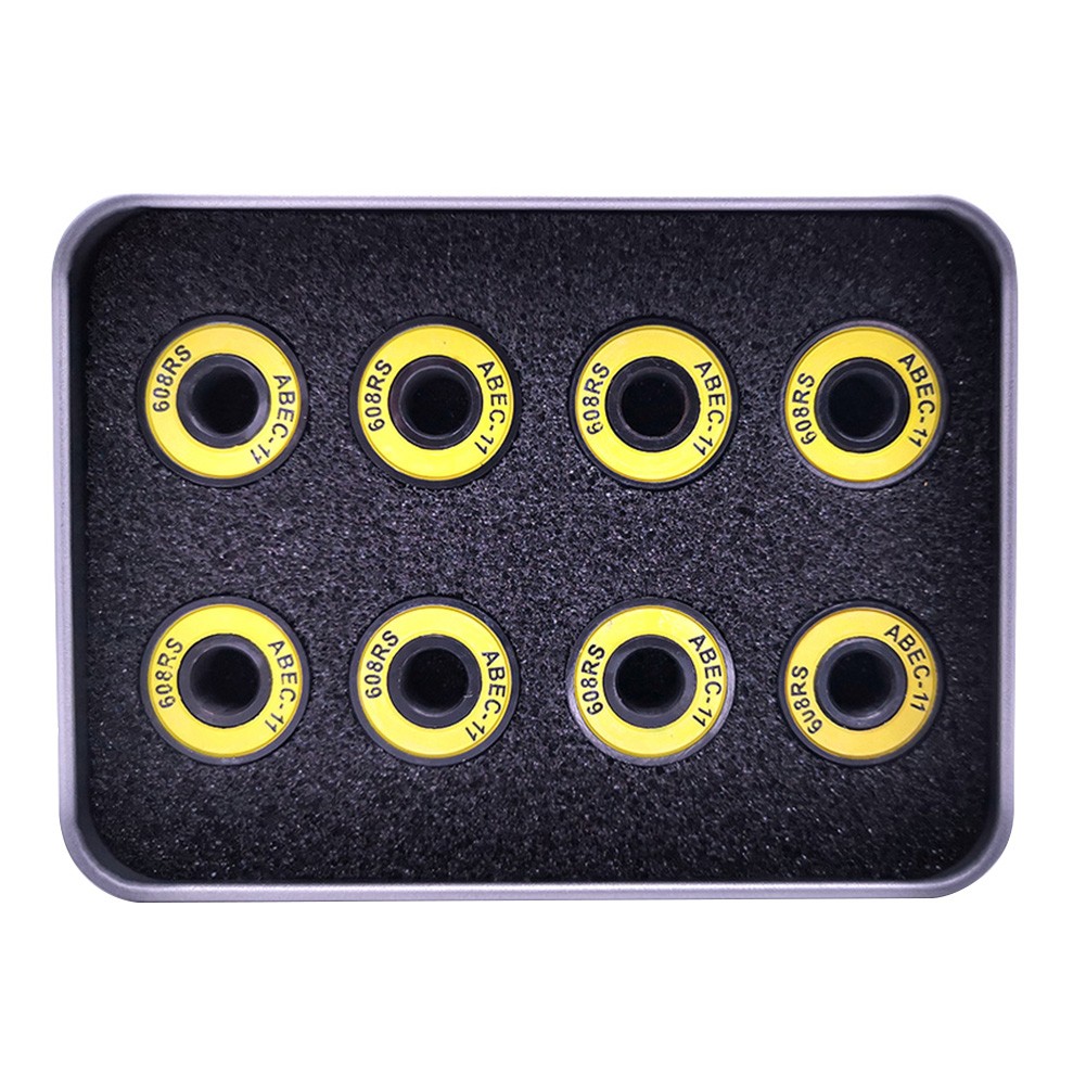 Reliable 8 Pcs Carbon Steel Skateboard Bearings for Skating and Scooters - Picture 22 of 28