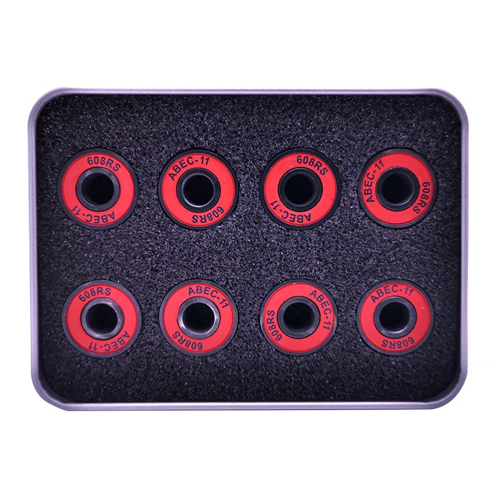 Reliable 8 Pcs Carbon Steel Skateboard Bearings for Skating and Scooters - Picture 17 of 28