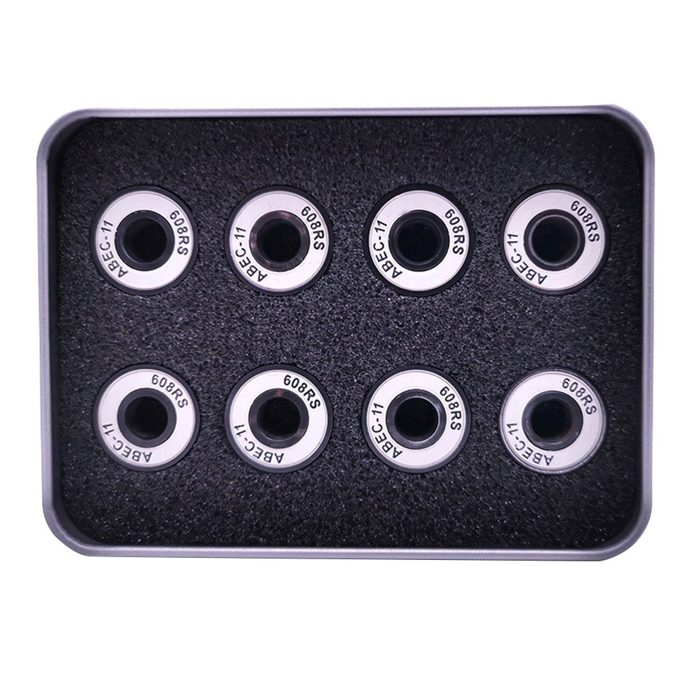 Reliable 8 Pcs Carbon Steel Skateboard Bearings for Skating and Scooters - Picture 16 of 28