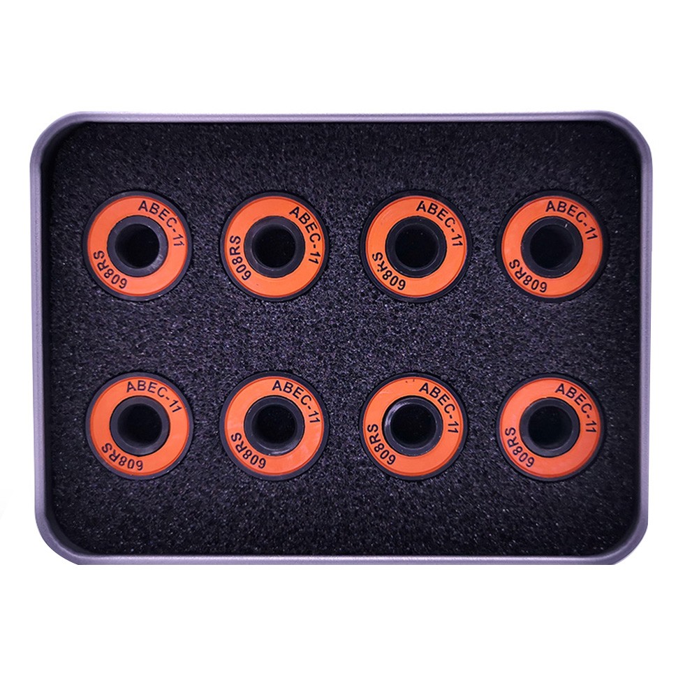 Reliable 8 Pcs Carbon Steel Skateboard Bearings for Skating and Scooters - Picture 25 of 28