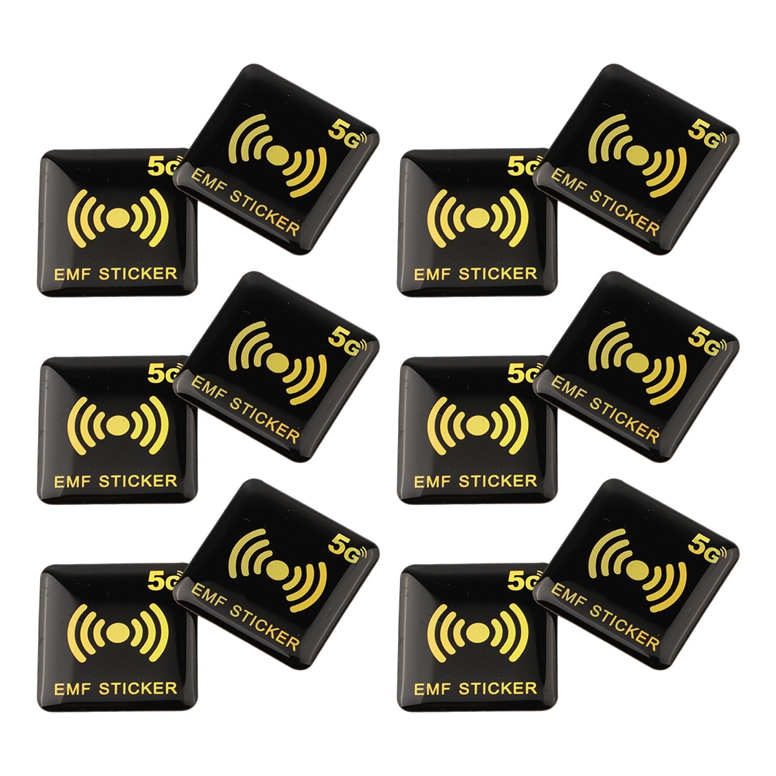 12 Anti Strahlung Aufkleber für Handys EMF Schutz und Neutralisation - Zdjęcie 17 z 30
