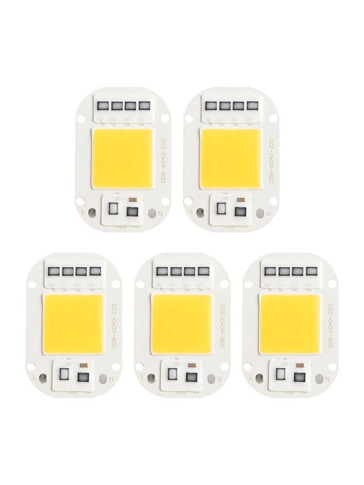 Pack de cinq solutions à puce LED CO2F dimmable pour outlet conceptions déclairage p