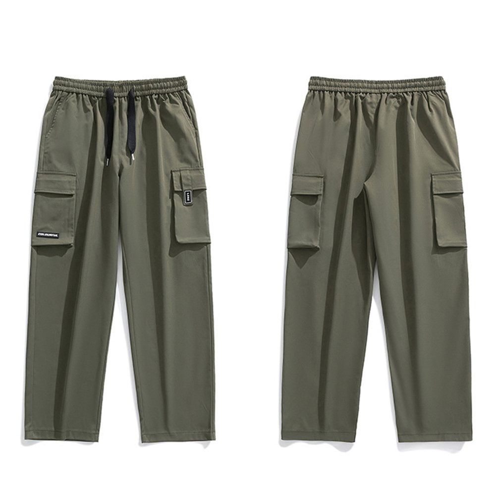 Functional Men's Casual Cargo Pants with Roomy Pockets and Flexibility - Picture 16 of 72
